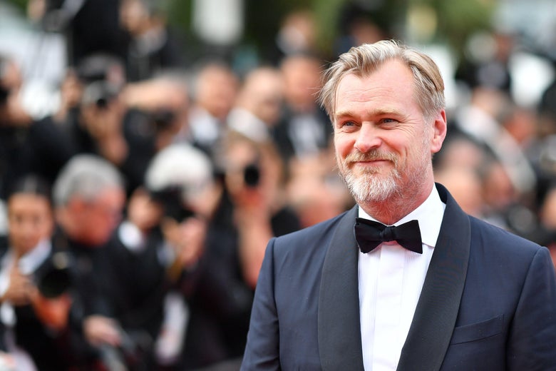 Christopher Nolan in a tuxedo.